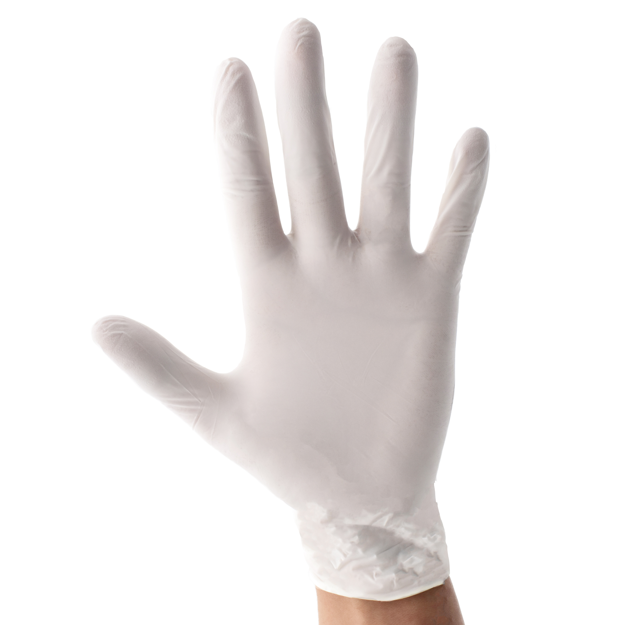 Foto 5 pulgar | Guante Desechable de Nitrilo Galaxy Products color Blanco Grande 100 Unidades