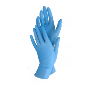 Foto 1 | Guante De Vinil Nitrilo Libre De Latex M / Azul 50 pares