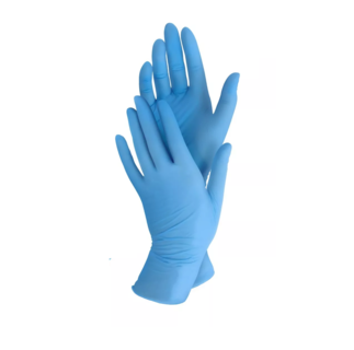 Foto 1 | Guante Vinil Nitrilo Libre De Latex L / Azul