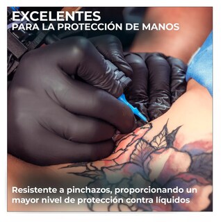 Foto 4 | Guantes de Látex Lab.G Negros 100 Piezas