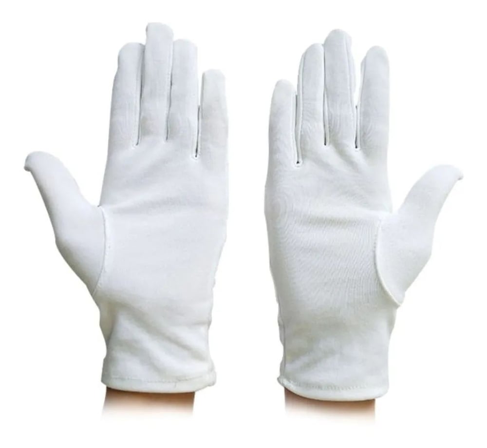 Guantes Dermatológicos de Algodón 12 Pares - Venta Internacional