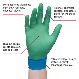 Foto 2 | Guantes Microflex 93-260 De Nitrilo Y Neopreno Talla M (paquete De 50) - Venta Internacional.