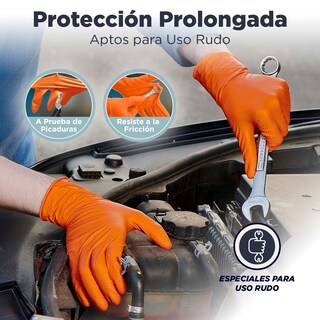 Foto 4 | Guantes de Nitrilo 100 Unidades Talla Mediano