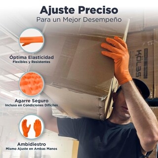 Foto 5 | Guantes de Nitrilo 100 Unidades Talla Mediano