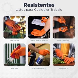 Foto 8 | Guantes de Nitrilo 100 Unidades Talla Mediano