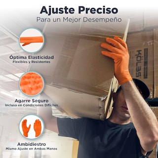 Foto 3 | Guantes de Nitrilo 100 Unidades Talla Extra Grande