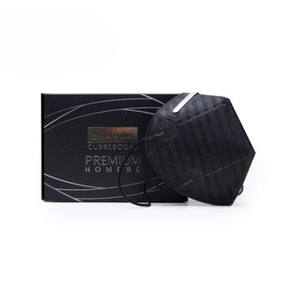 Foto 1 | Cubrebocas color Negro Elegante/Formal para Hombre 12 Piezas