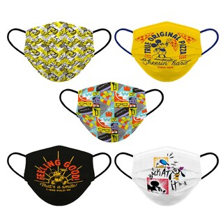 Foto 1 | Cubrebocas Lavable Biomsk Multicolor para Caballero Disney 5 pz