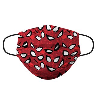 Foto 3 | Cubrebocas Lavable Biomsk Multicolor Spiderman para Adulto 5 pz