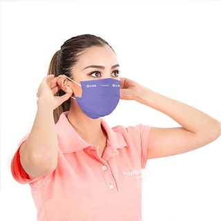 Foto 3 | Cubrebocas Lavable Biomsk color Lila para Adulto 5pz
