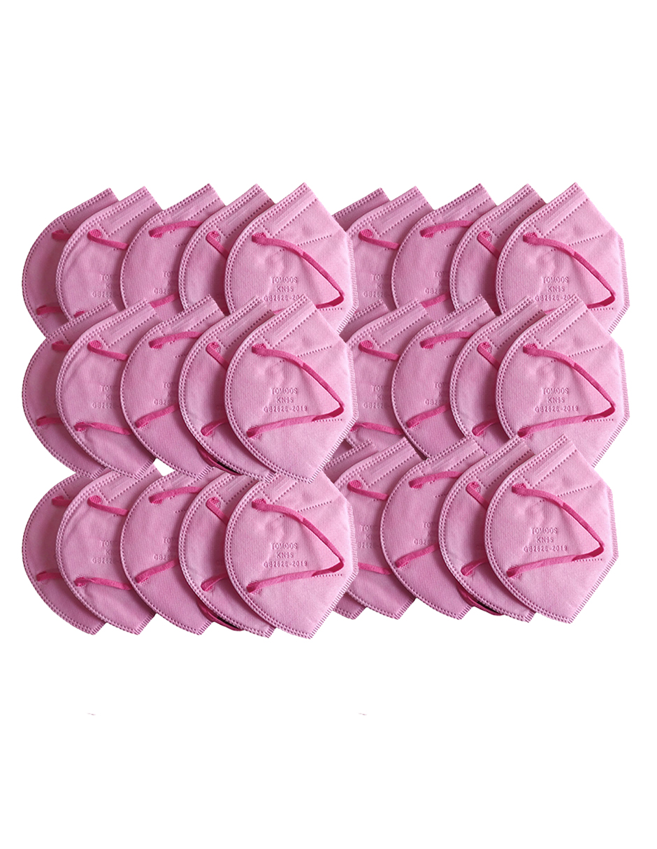 Foto 1 | Cubrebocas Tomods Kn95 color Rosa 30 Piezas