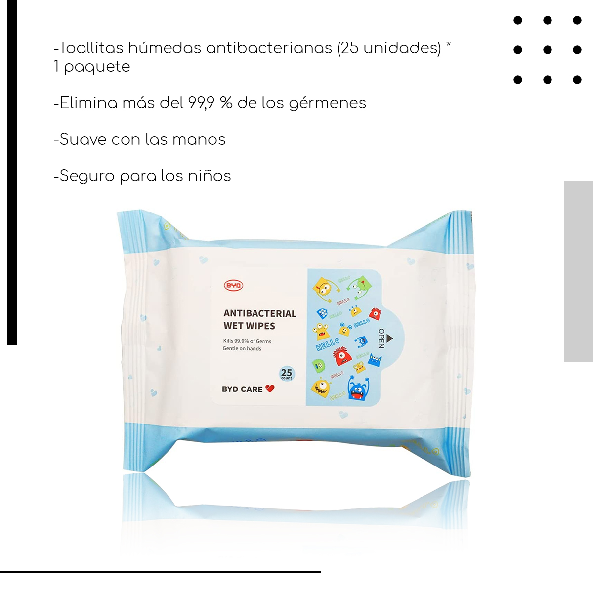 Foto 5 pulgar | Byd Care Kit De Cuidado Personal Para Regreso A Clase 12+ Años Cubrebocas Toallitas Desinfectante