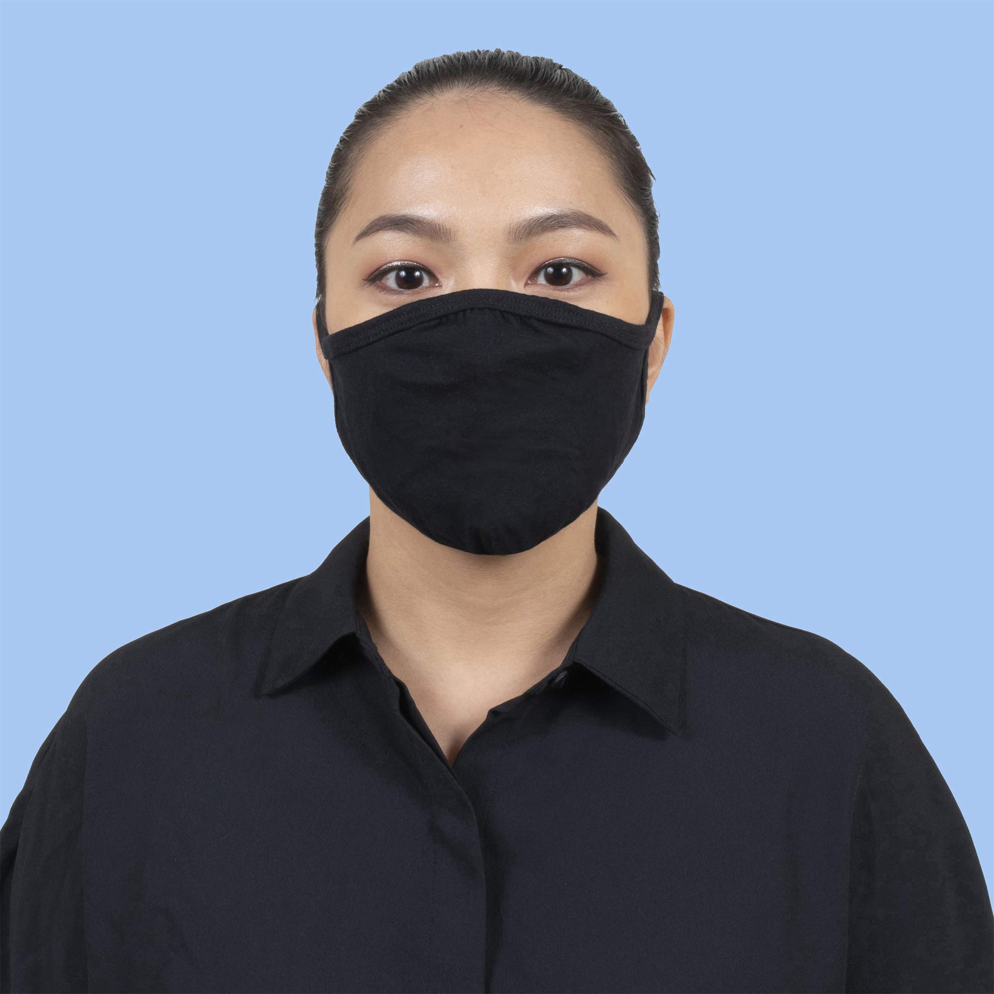Foto 4 pulgar | Mascarilla Facial Gildan, Reutilizable Para Uso Diario, 2 Capas De Algodón, Color Negro, Paquete De 24 - Venta Int