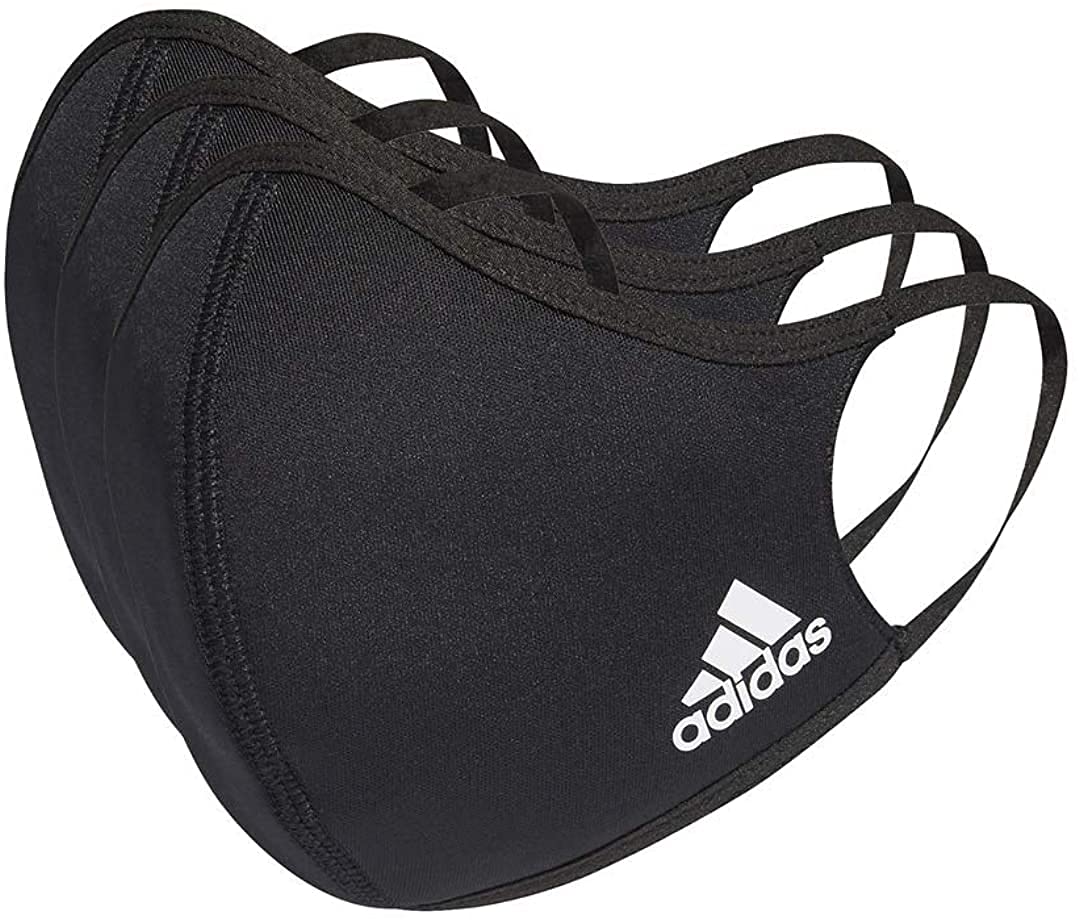 Foto 2 pulgar | Fundas Faciales Adidas Badge Of Sport, Paquete De 3, Negras (tamaño Grande) - Venta Internacional.