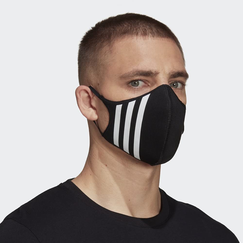 Foto 2 | Cubierta Facial Adidas 3s (mediana) De Poliéster Reciclado - Venta Internacional.