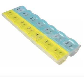 Foto 3 | Pastillero Semanal Con 2 Dosis Por Día, Mañana Y Tarde - Venta Internacional.