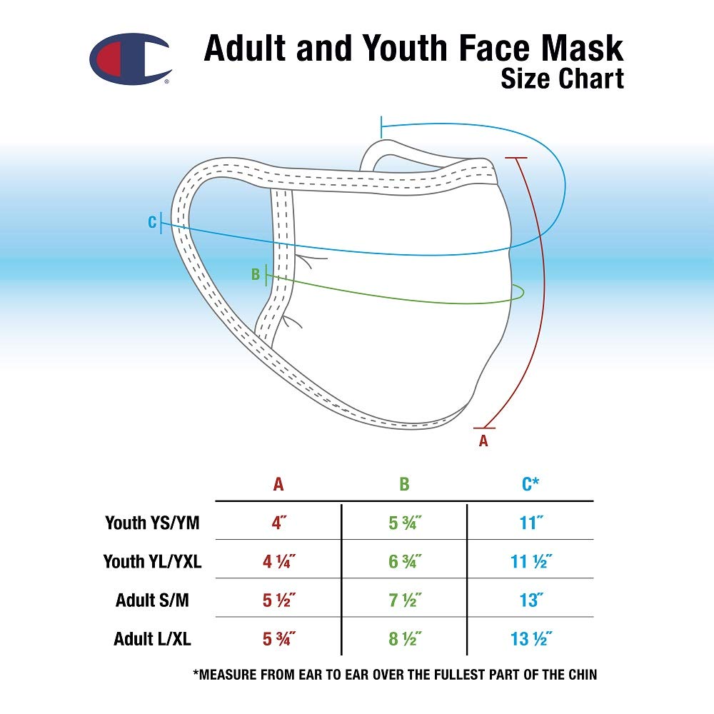 Foto 4 pulgar | Mascarilla Facial Champion Iowa State Cyclones Youth, Tela De 1 Capa - Venta Internacional.