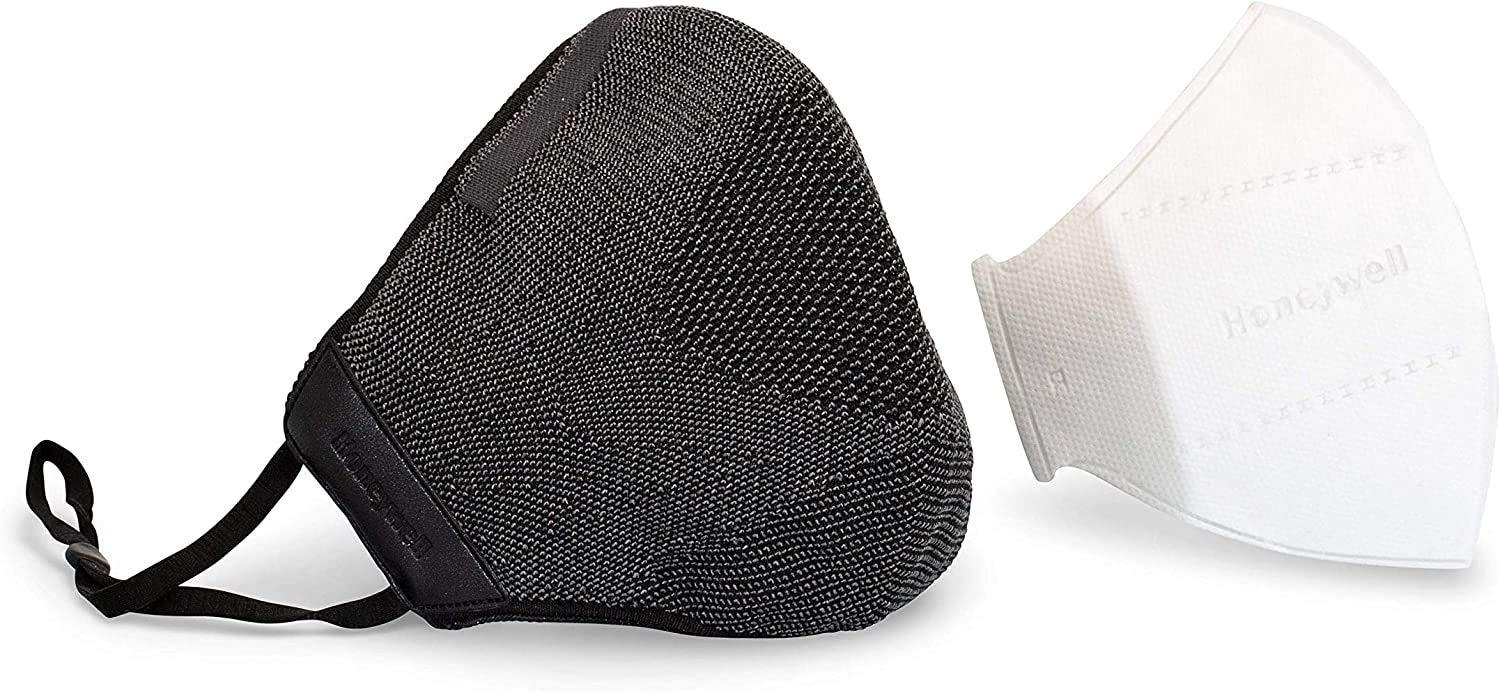 Foto 3 pulgar | Máscara De Seguridad Honeywell Gris Oscuro De Doble Capa Con 8 Insertos - Venta Internacional.