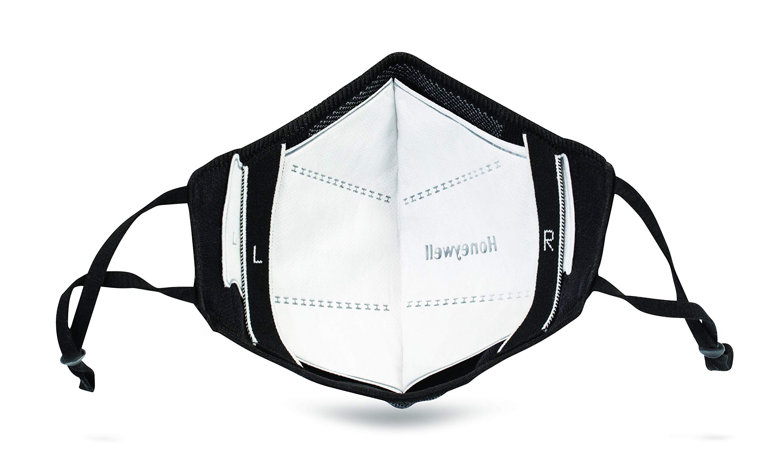 Foto 3 | Máscara De Seguridad Honeywell Gris Oscuro De Doble Capa Con 8 Insertos - Venta Internacional.