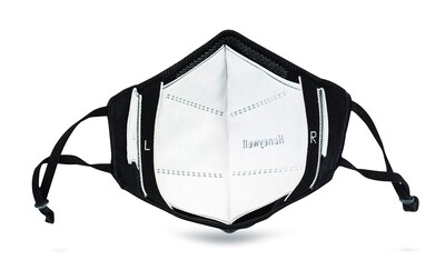 Foto 3 | Máscara De Seguridad Honeywell Gris Oscuro De Doble Capa Con 8 Insertos - Venta Internacional.