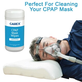 Foto 3 | Mascarillas Cpap Carex, 62 Unidades, Sin Perfume, Biodegradables - Venta Internacional.