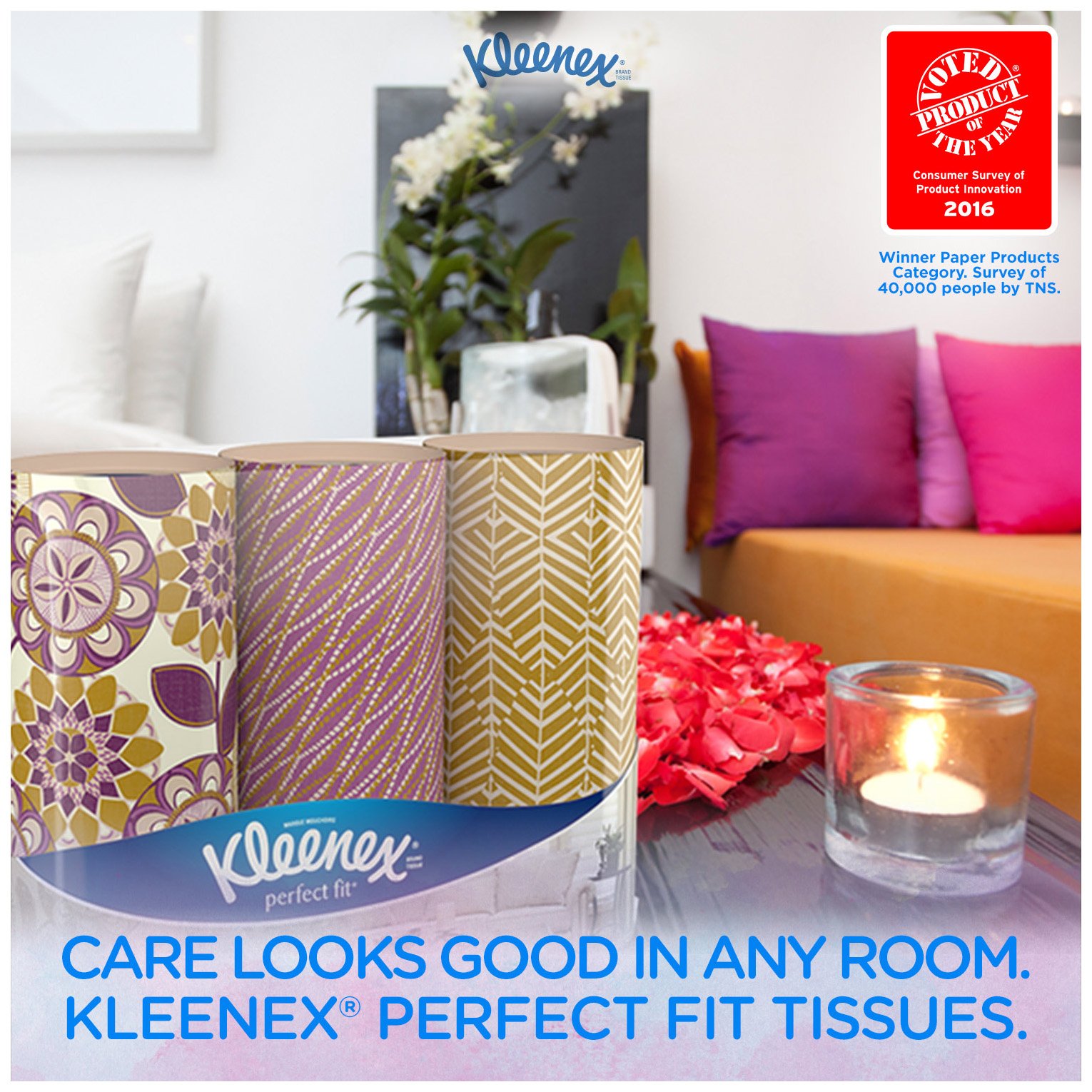 Foto 3 pulgar | Pañuelos Faciales Kleenex Perfect Fit  50 Unidades (paquete De 12) - Venta Internacional.