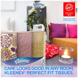 Foto 2 | Pañuelos Faciales Kleenex Perfect Fit 50 Unidades (paquete De 12) - Venta Internacional.