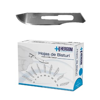 Foto 1 | Hojas para Bisturí No. 20 de Alto Carbón Caja con 100 piezas