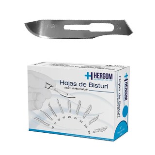 Foto 1 | Hojas de Bisturí No. 21 de Alto Carbón Caja de 100 piezas