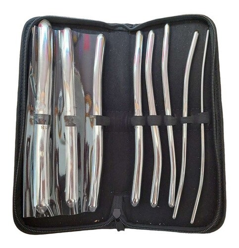 Juego Dilatadores Hegar Acero Inoxidable Hergom Silvery 11-6 Plata $1,409