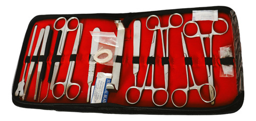 Foto 3 | Kit Estuche Disección Instrumental 20 Pzas Con Pad Sutura