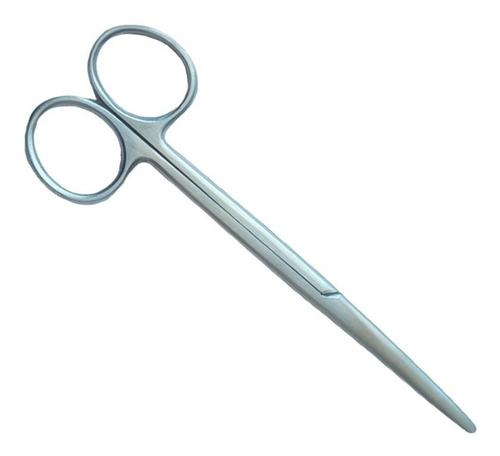 Tijera Guttek Metzenbaum 14 cm Recta de Acero Inoxidable