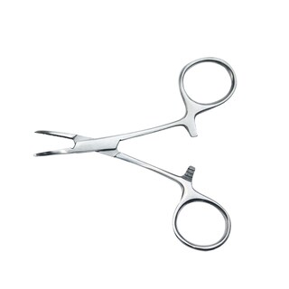 Foto 1 | Pinza Mosquito Curva Hemostática Hergom Premium 9cm Plateada
