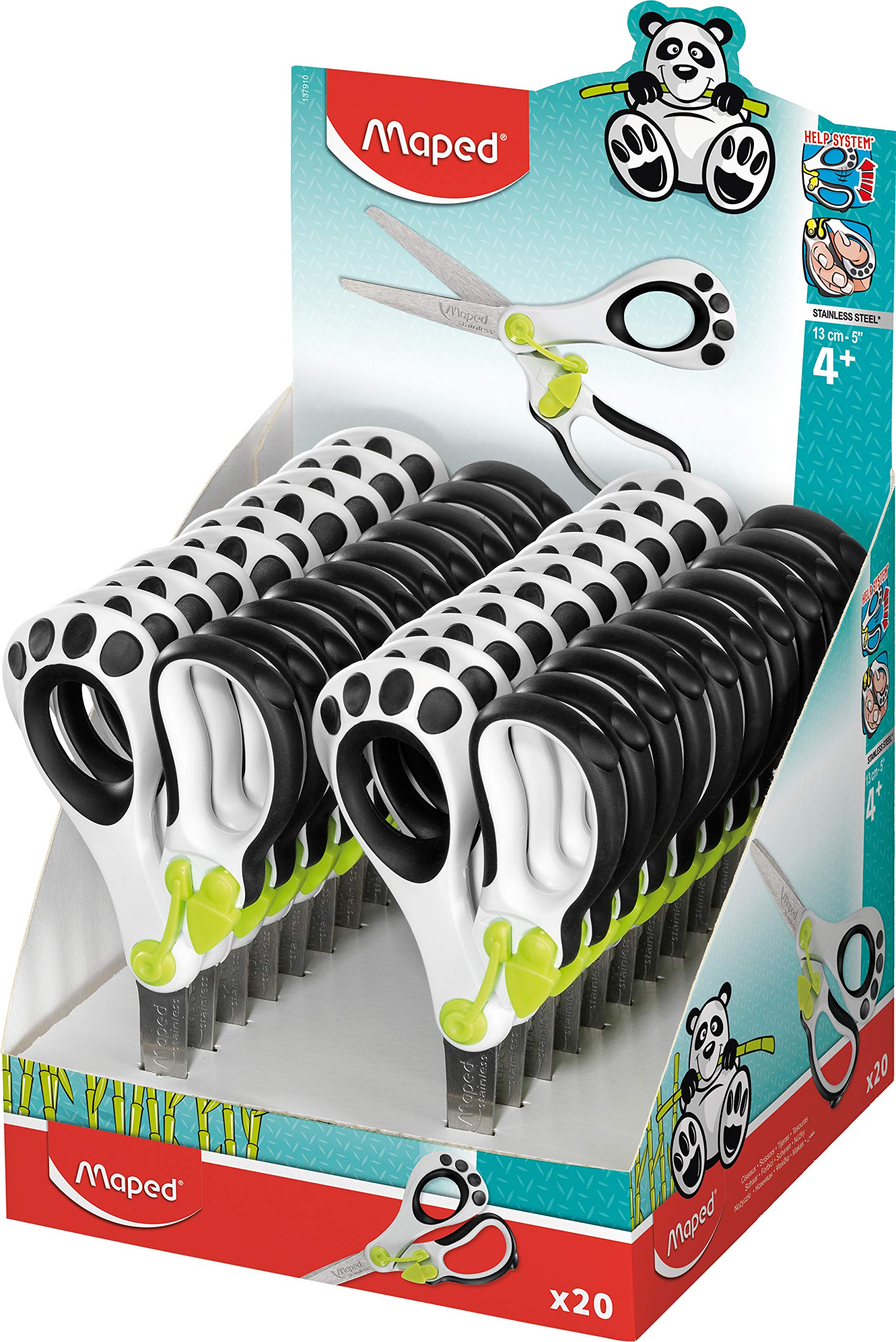 Foto 3 pulgar | Scissors Maped Helix Usa Koopy, Asistido Por Resorte, 12,7 Cm, Paquete De 20 - Venta Internacional.