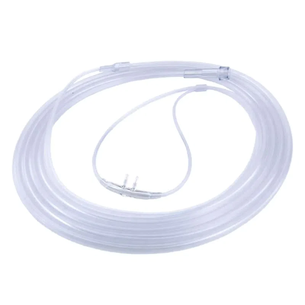 Cánula Nasal Oxígeno Adulto 255cm PVC Transparente