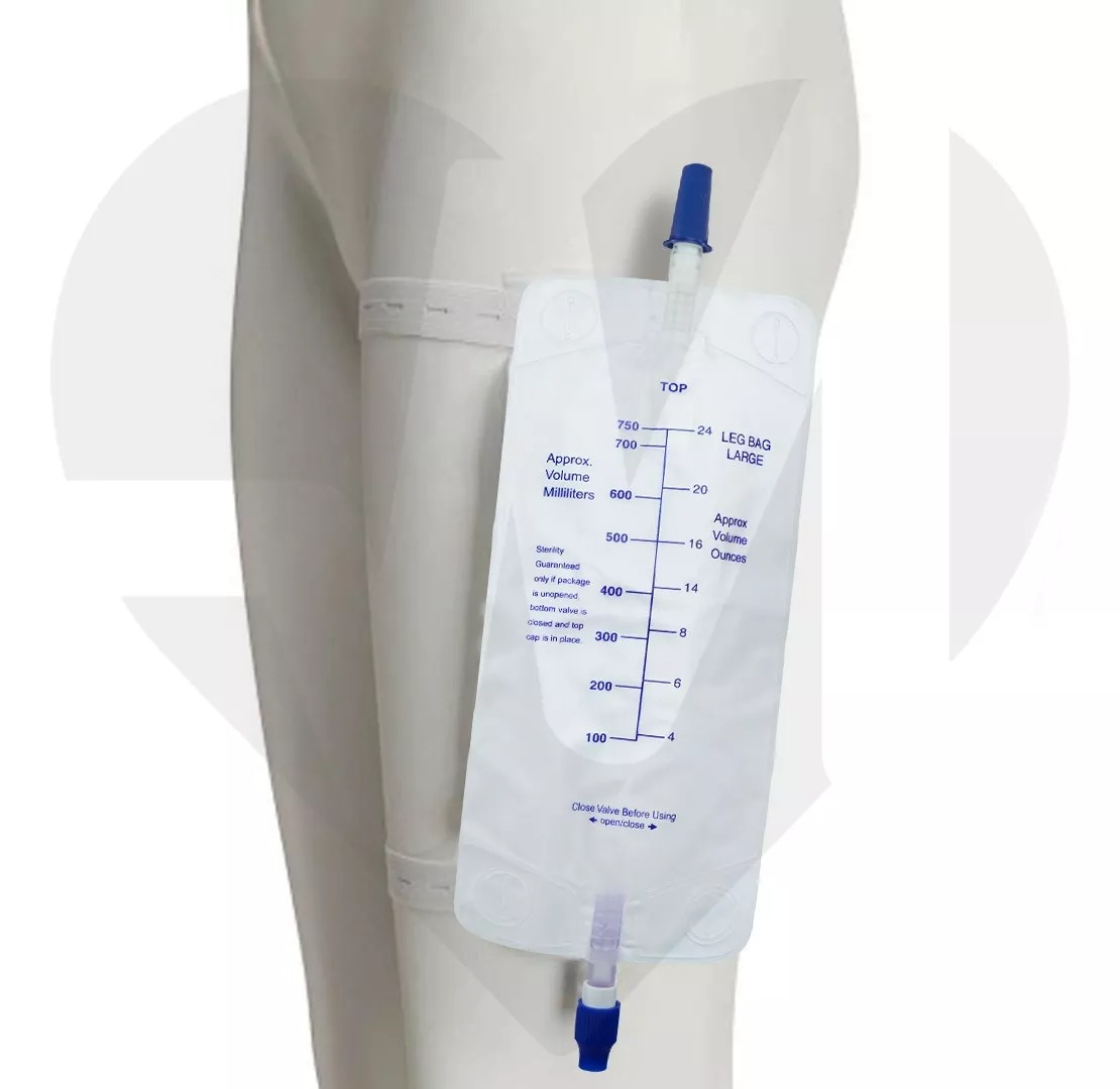 Foto 6 pulgar | Bolsa Recolectora De Orina Para Pierna 750 Ml - 10 Piezas