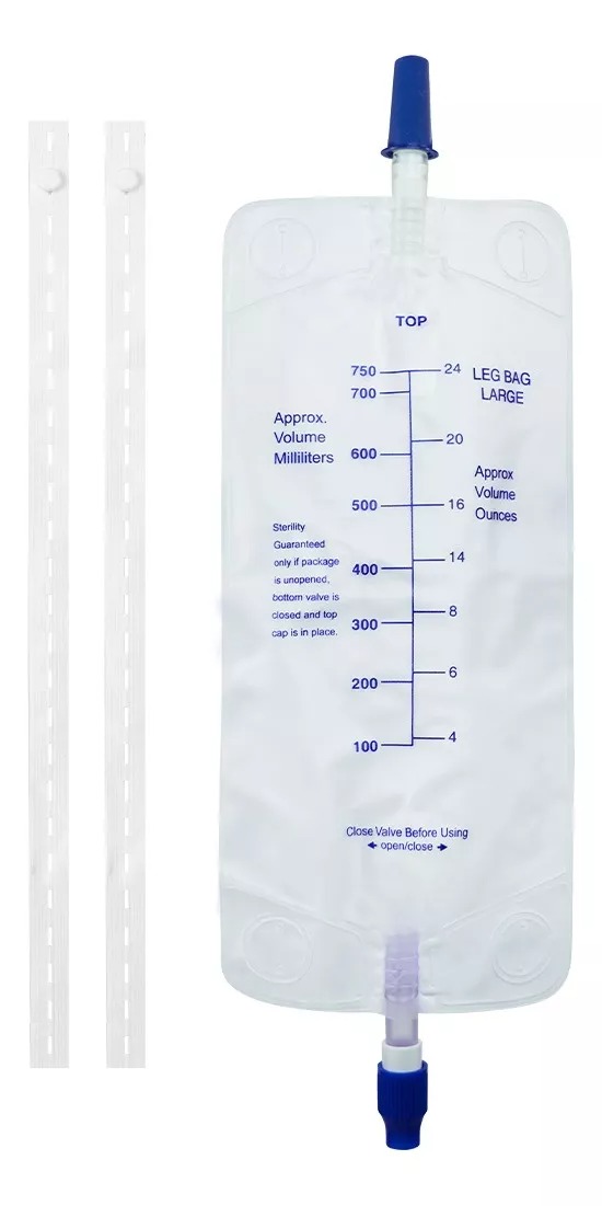 Foto 7 pulgar | Bolsa Recolectora De Orina Para Pierna 750 Ml - 10 Piezas