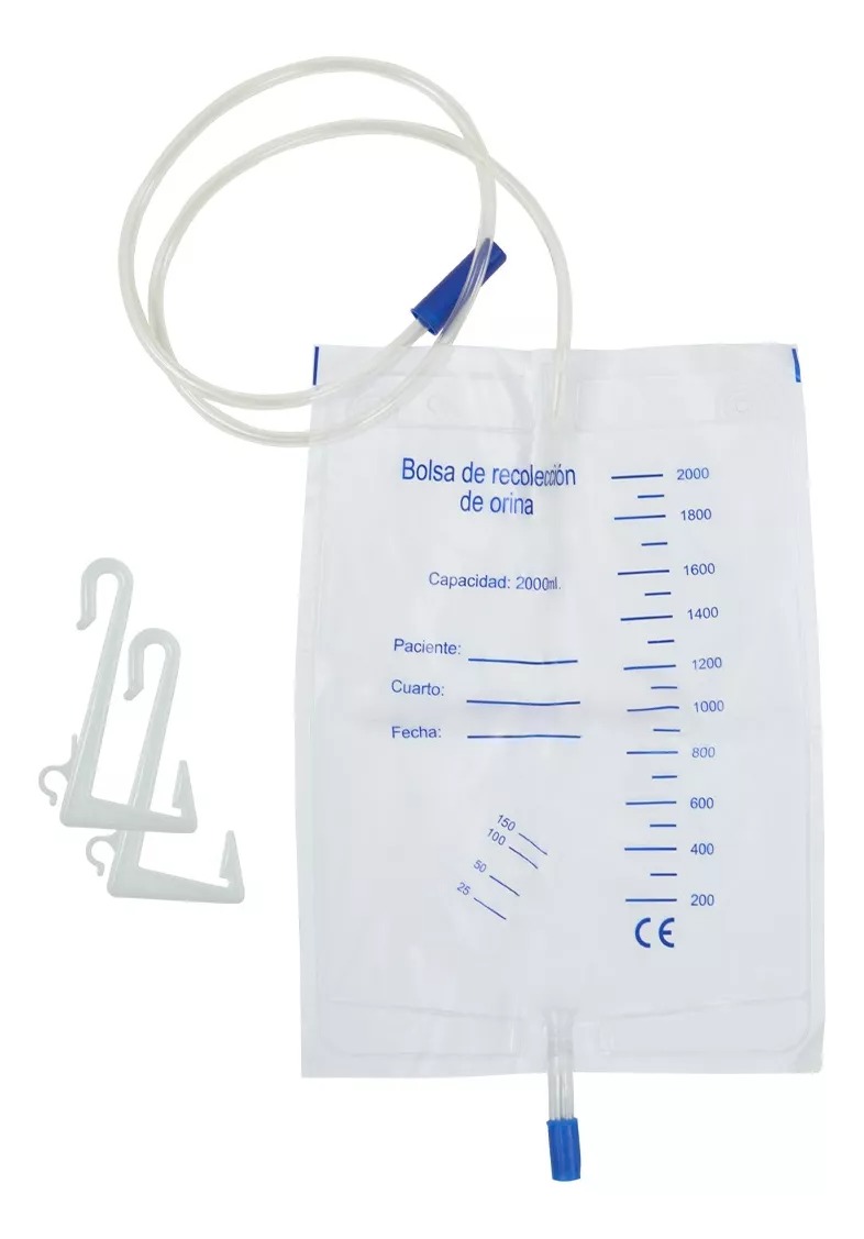 Foto 4 pulgar | Bolsa Recolectora De Orina De 2000 Ml Para Cama - 10 Piezas