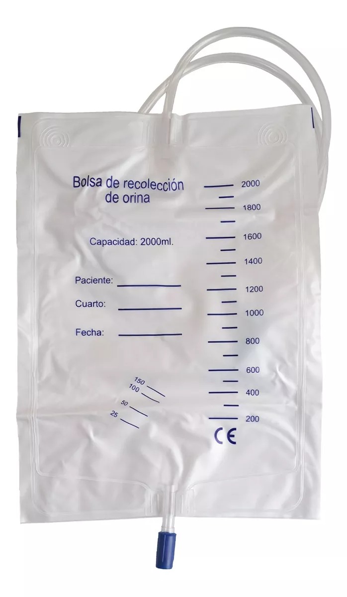 Foto 5 pulgar | Bolsa Recolectora De Orina De 2000 Ml Para Cama - 10 Piezas