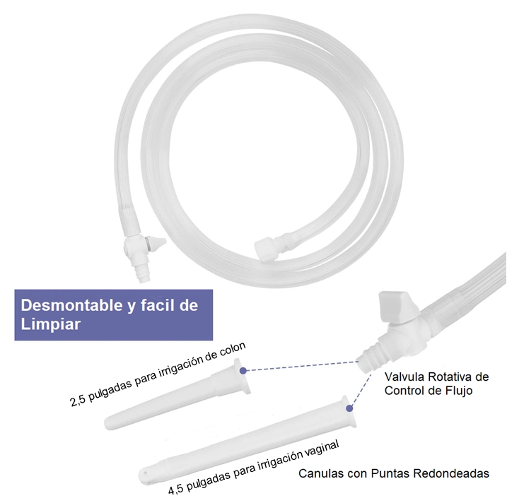 Foto 5 pulgar | Kit de Bolsas para Enema de 2 l Color Azul - Venta Internacional