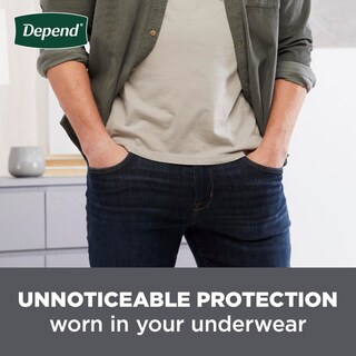 Foto 5 | Almohadillas Para Incontinencia Depend Shields Para Hombre, Ligeras, 90 Unidades - Venta Internacional.