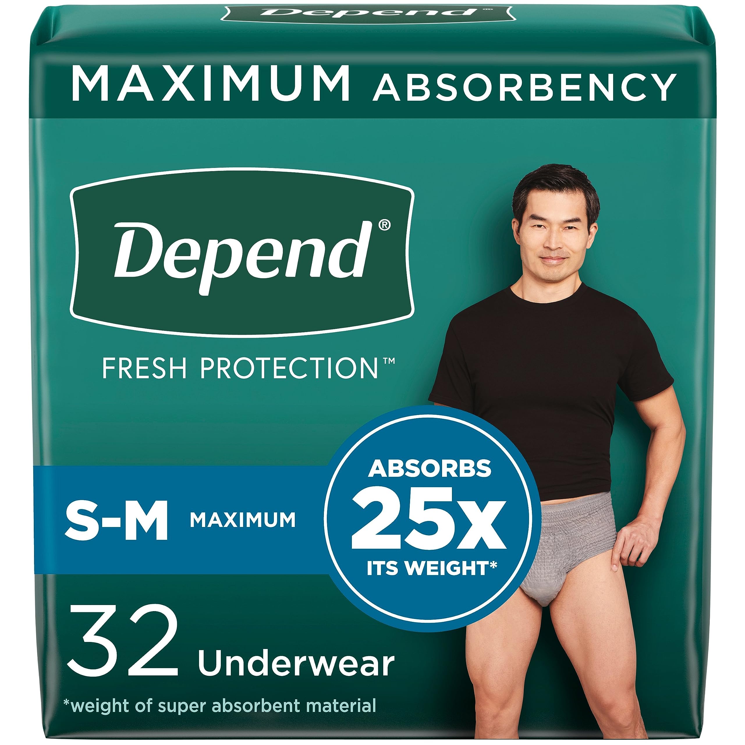 Foto 1 | Ropa Interior Para Adultos Para Incontinencia Depend Fresh Protection Men - Venta Internacional.