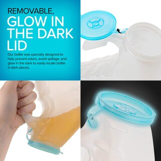 Foto 4 | Urinario Masculino Stock Your Home, 1000 Ml, Tapa Que Brilla En La Oscuridad X6 - Venta Internacional.