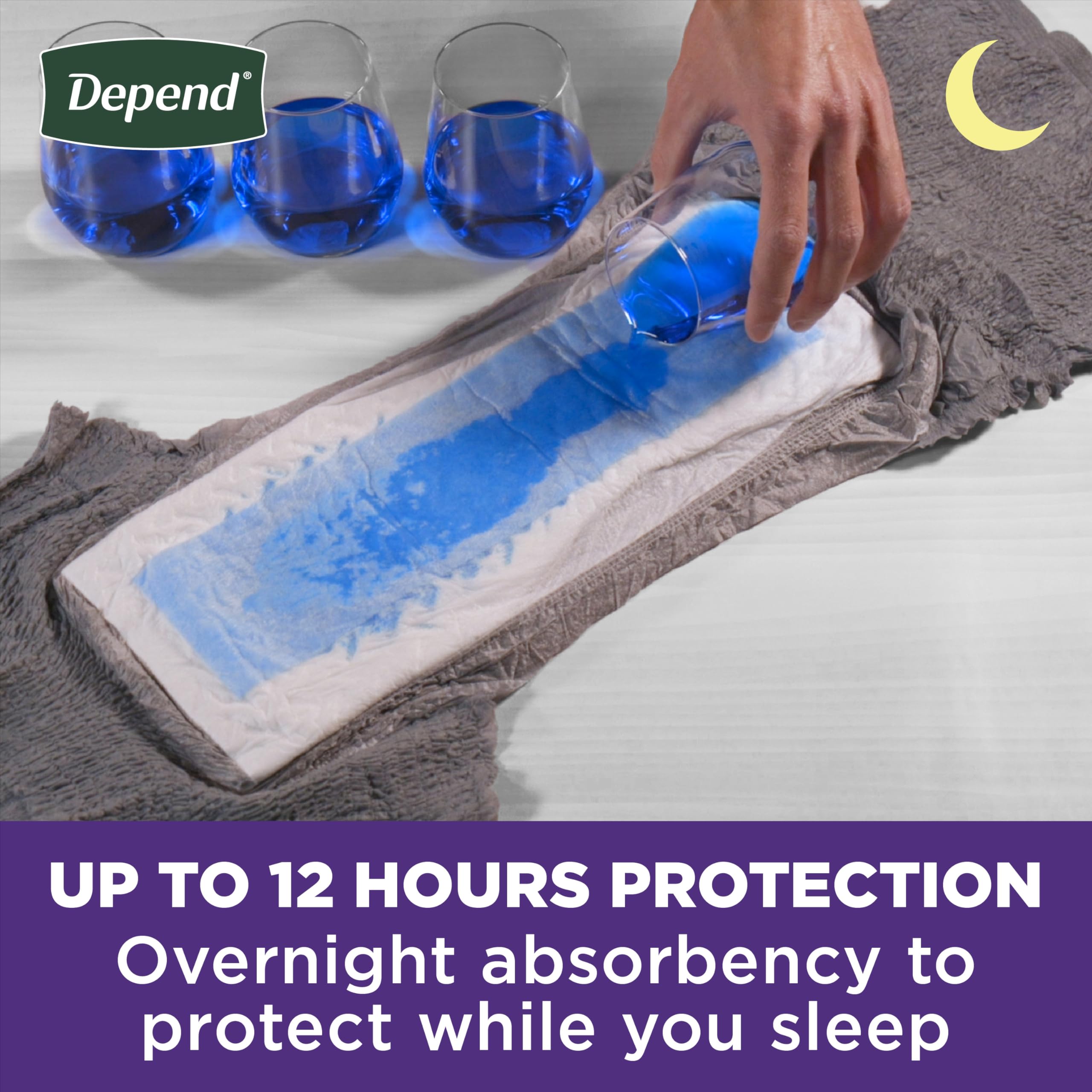 Foto 4 pulgar | Ropa Interior Para Adultos Para Incontinencia Depend Night Defense Para Hombre L 56u - Venta Internacional.