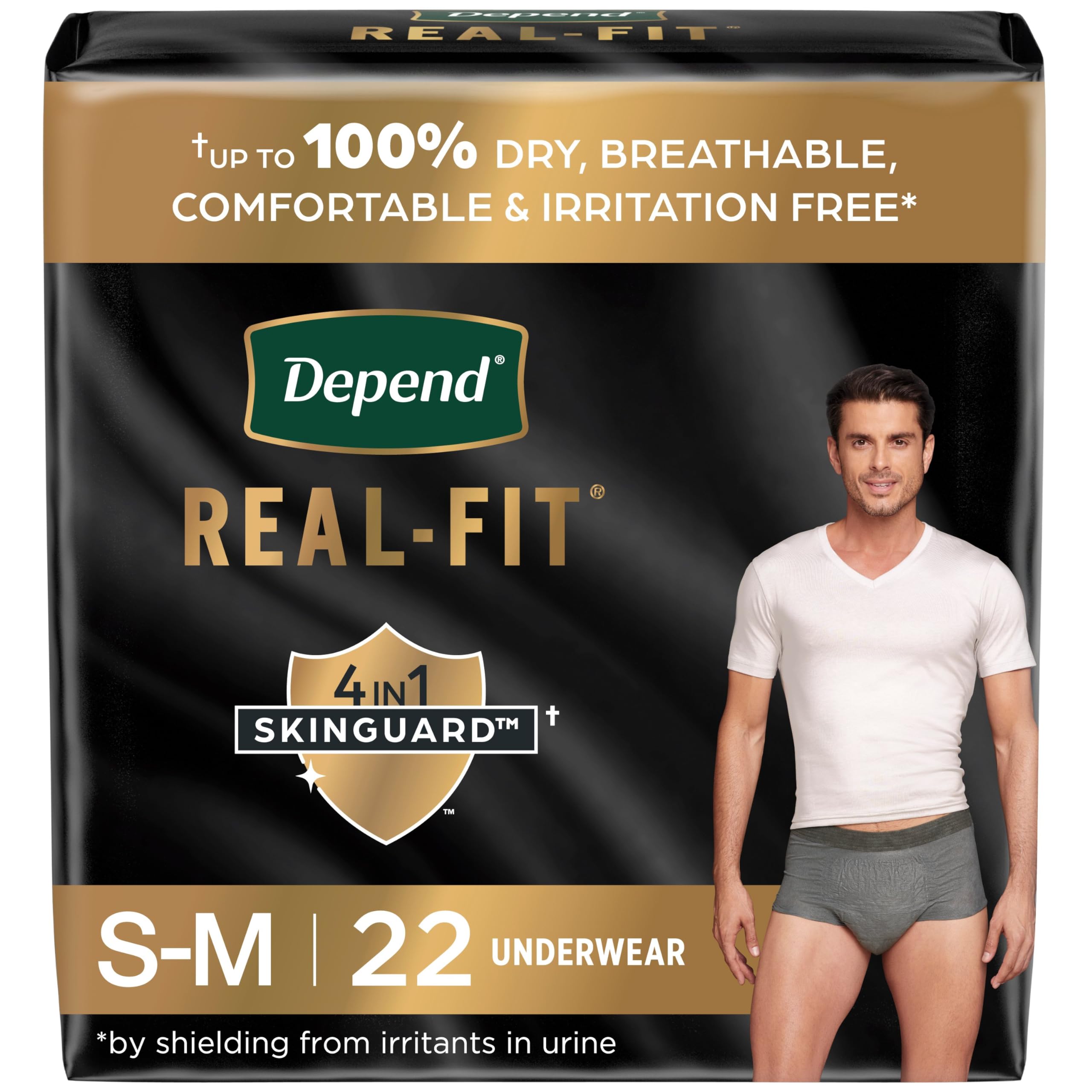 Foto 2 pulgar | Ropa Interior Para Incontinencia Depend Real Fit Hombre S/m 22 Unidades - Venta Internacional.