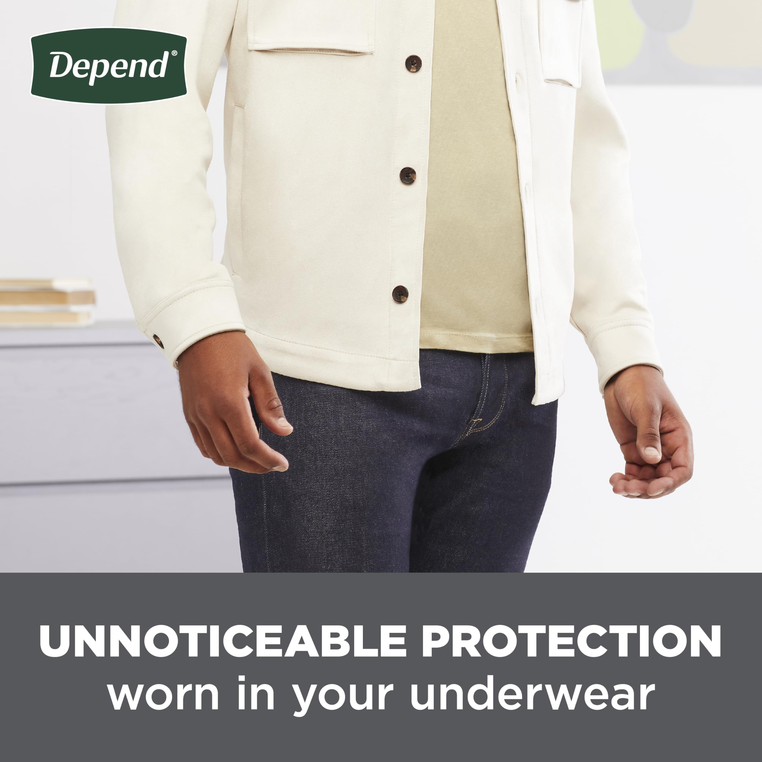 Foto 6 | Protectores De Incontinencia Depend Para Hombres  52 Unidades - Venta Internacional.
