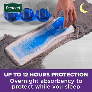 Foto 3 | Ropa Interior Para Adultos Para Incontinencia Depend Night Defense Para Hombre 26 Años - Venta Internacional.