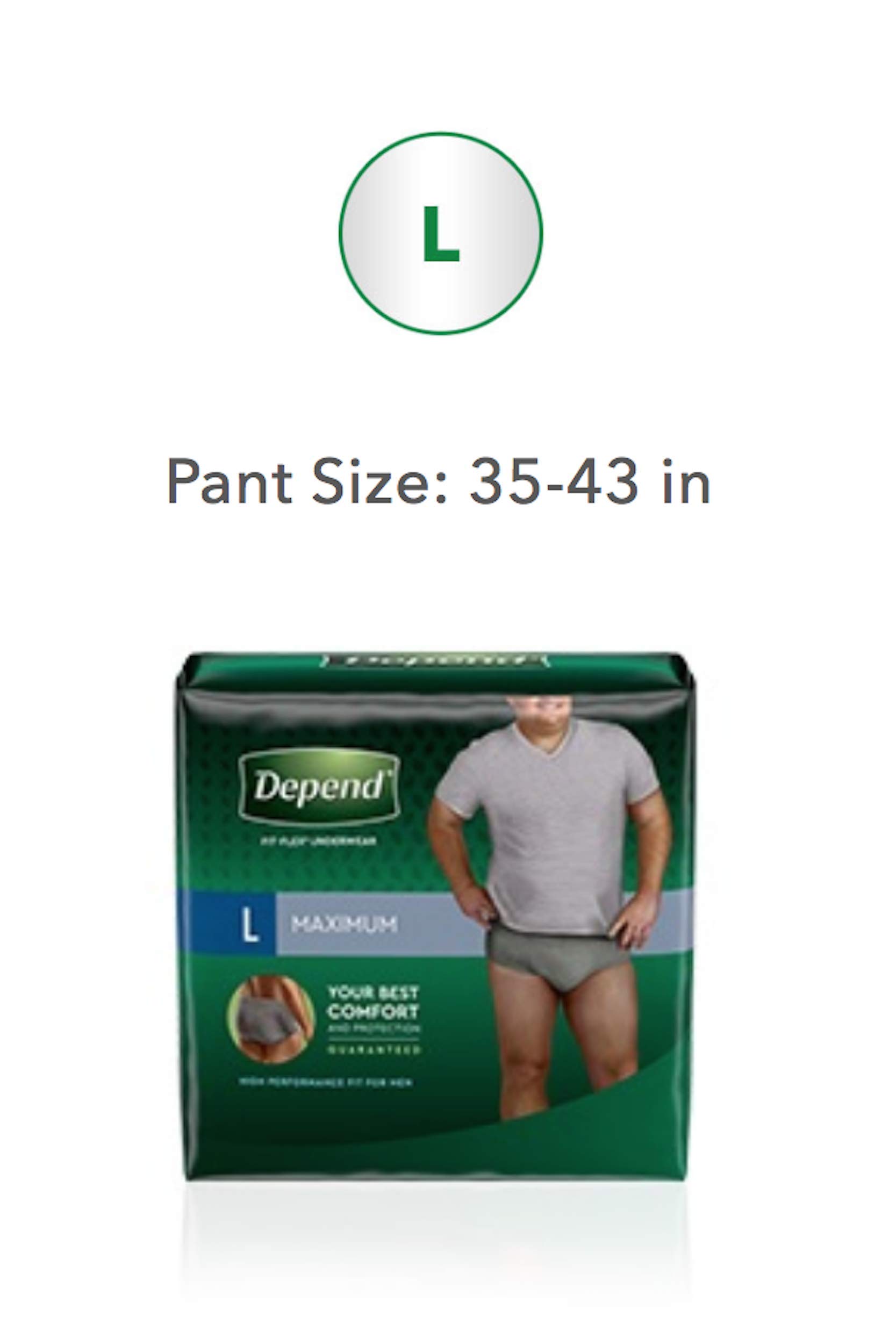 Foto 5 pulgar | Ropa Interior Para Incontinencia Depend Fit-flex Para Hombre  Talla Grande  17 Unidades - Venta Internacional.