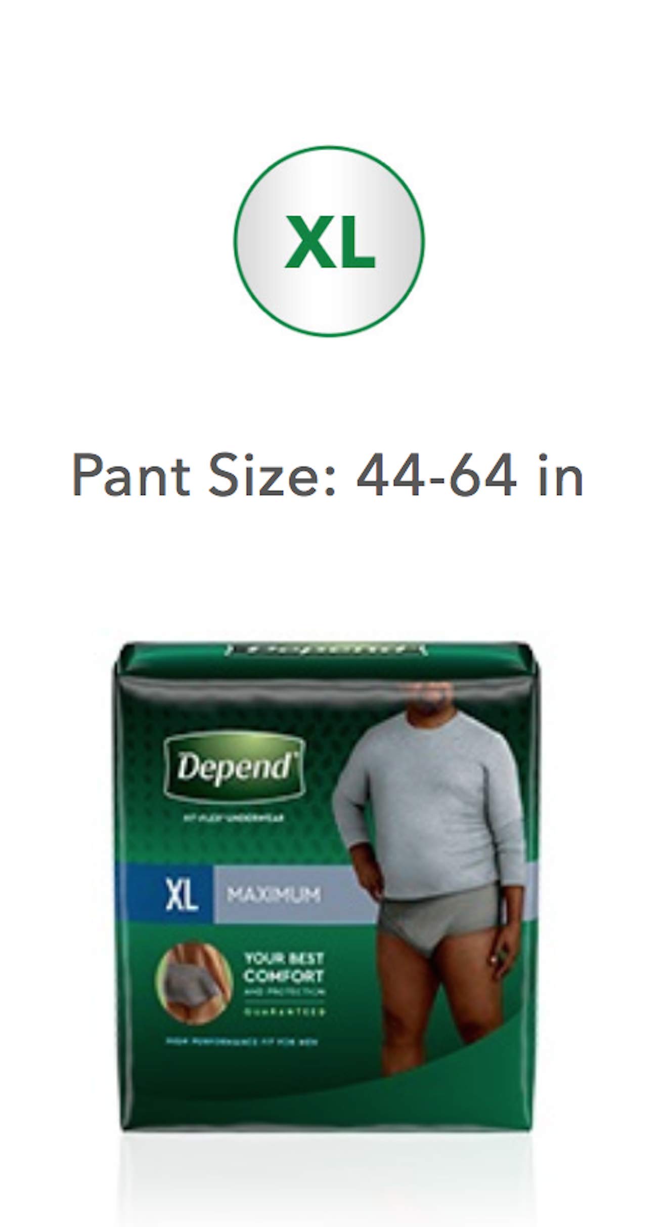 Foto 5 | Ropa Interior Para Incontinencia Depend Fitflex Max Para Hombre Xl 15 Unidades - Venta Internacional.