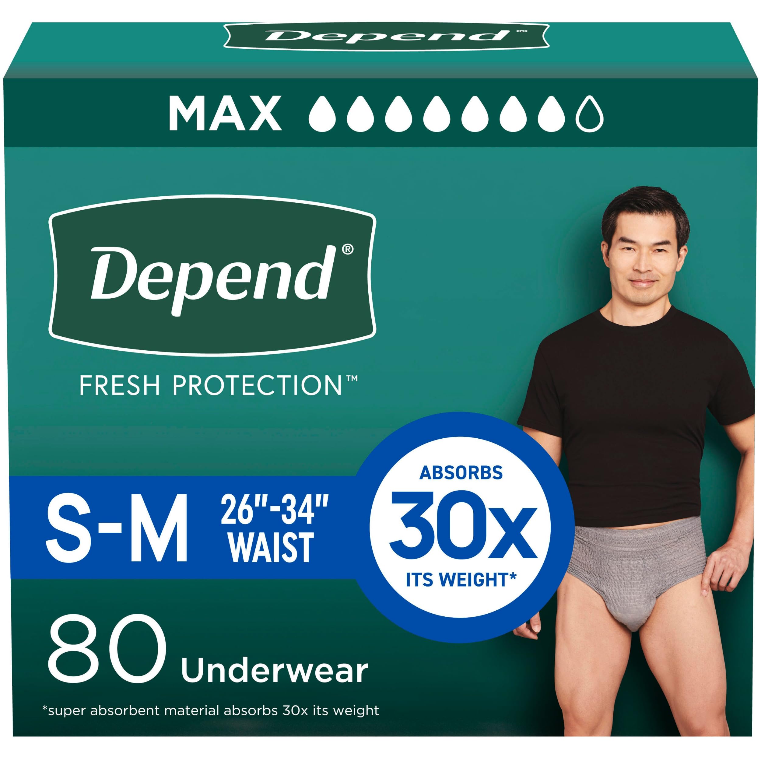 Foto 2 pulgar | Ropa Interior Para Adultos Para Incontinencia Depend Fresh Protection Men - Venta Internacional.